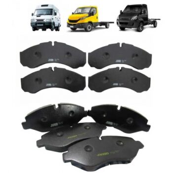 KIT PASTILHA DIANTEIRA E TRASEIRA DAILY 3.0 16V 35S14/45S14/45S16/45S17/55C16/55C17 2008 A 2018/NOVA DAILY MY 55-170 APOS