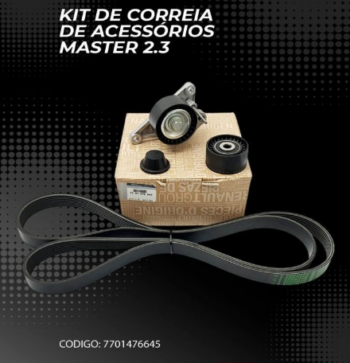KIT CORREIA ACESSÓRIOS RENAULT MASTER 2.3 7701476645
